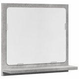 Maison Chic Kopalniška omarica - Kopalniški kabinet z ogledalom betonsko siva 40x11x37 cm les, (21794484) Cene