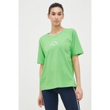 Tommy Hilfiger Bombažna kratka majica zelena barva | Shoptok.si