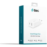 Ttec Punjač - SmartCharger Duo PD Travel Charger USB-C+USB-A 32W White | shoptok.hr