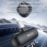 Bežični mikrofon Yesido KR20 Lightning 2 komada - crni | shoptok.hr
