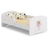 Kobi Furniture Luk - enojna postelja 140x70 z otroško grafiko, komplet ograje, vzmetnica, (20630356) Cene