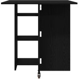  Blagovaonski stol 115 x 70 x 75 cm Konstruirano drvo Crni hrast | Eponuda.com