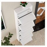 Hanah home Ormar za cipele 5 Piece Metal White | ePonuda.com