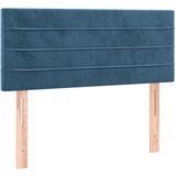 Maison Chic posteljno vzglavje - vzglavna omarica - nočna omarica temno modro 80x5x78/88 cm žamet, (21706616) Cene