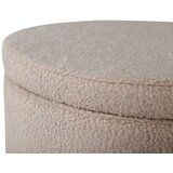 Venture Home puf s prostorom za pohranu Dunken (art. 15563-403) ⌀51 × 43 cm, bež | shoptok.hr
