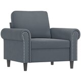 vidaXL Fotelj temno siv 60 cm žamet, (20910043) Cene