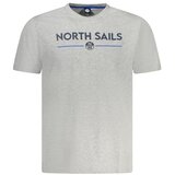 North Sails Muška Siva Majica Kratkih Rukava | shoptok.hr