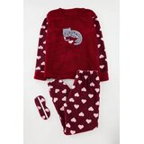 TRENDYOLMILLA Ženski set pidžame Thmaw21Pt0669, Bordo | Eponuda.com
