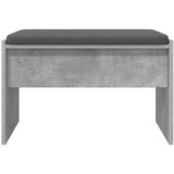  Haldna klop z blazino Betonsko siva 63 x 38 x 40 cm, (5000155633) | Shoptok.si