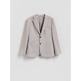 Reserved Slim fit sako s viskozom - boja kestena | shoptok.hr