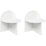  Noćni ormarić 2 pcs Bijela visokog sjaja 40 x 35,5 x 45,5 cm | shoptok.hr