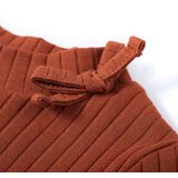  Dječja majica s dugim rukavima boja konjaka 92 | shoptok.hr