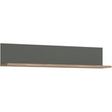 Modern Living Stenska Polica Twenty, Barva Hrasta, Barva Grafita | Shoptok.si