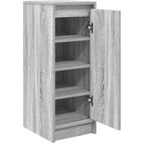 vidaXL Omarica za čevlje siva sonoma 29,5x34x76 cm inženirski les | Shoptok.si