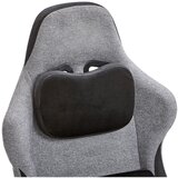 Livetastic GAMING STOL umetna masa, tekstil siva, črna | Shoptok.si