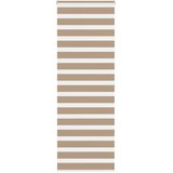Zebra zavjesa Pješčano smeđa 75x200 cm Širina tkanine 70,9 cm Poliester | Shoptok.si