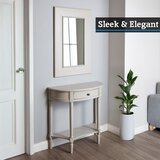 Premier Housewares Siva stranska mizica iz masivnega bora 33x81 cm Heritage – | Shoptok.si