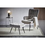 XORA fotelj, siva, črna kovina, tekstil | Shoptok.si