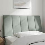  Jastuk za uzglavlje Hanko svijetlosivi 100 cm baršun | shoptok.hr