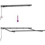 Tenda Tamno crvena 250 x 200 cm tkanina | shoptok.hr