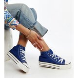 Gemre Blue high-top sneakers with thick soles Bagy | Shoptok.si