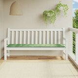  Jastuk za vrtnu klupu s uzorkom lišća 200x50x4 cm od tkanine | shoptok.hr
