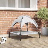  Krevet za psa Srebrno Siva 71 x 64 x 71 cm Čelik | shoptok.hr