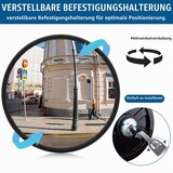WPPQWP konveksno prometno ogledalo z nastavljivim nosilcem 30cm | Shoptok.si