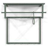 Spinder Design Zelena/siva metalna zidna vješalica s policom Rizzoli – | shoptok.hr