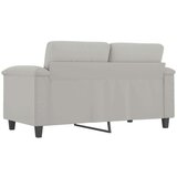  Dvosed svetlo siv 120 cm tkanina iz mikrovlaken, (20929144) | Shoptok.si