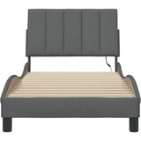  Okvir za krevet bez madraca Hanko tamnosivi 80x200 cm od tkanine | Eponuda.com