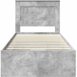  Krevetna konstrukcija s ladicama Betonski sivi 90 x 200 cm | shoptok.hr