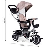 ECO TOYS Dječji tricikl 2u1 bež | shoptok.hr