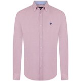 Denim Culture Srajca 'Hugo' pegasto roza | Shoptok.si