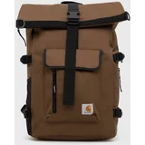 Carhartt WIP Ruksak Philis Backpack boja: smeđa, veliki, bez uzorka, I031575.1ZDXX