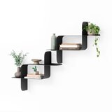 Umbra KNJIŽNA OMARA črna | Shoptok.si