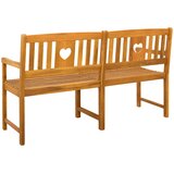  Vanjska klupa Prirodna 150 x 55,5 x 90 cm Čvrsto drvo akacije | Eponuda.com