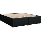 vidaXL Krevet s oprugama i madracem crni 200x200 cm od tkanine | shoptok.hr