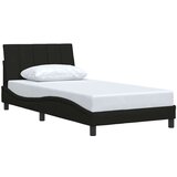 vidaXL Okvir za krevet bez madraca crni 100x200 cm od tkanine | shoptok.hr