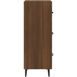  Komoda boja smeđeg hrasta 34,5 x 34 x 90 cm konstruirano drvo | shoptok.hr