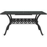  5-dijelni vrtni blagovaonski set crni od lijevanog aluminija | Eponuda.ba