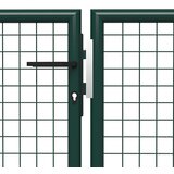  Vrtna vrata Čelik 500x100 cm Zelena | shoptok.hr