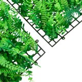  Ograda od umjetnog lišća paprati 24 kom zelena 40 x 60 cm | Eponuda.com