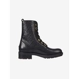 Tommy Hilfiger Black Women's Leather Ankle Heeled Shoes - Women | shoptok.hr