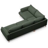 Micadoni Zelena kotna sedežna garnitura (levi kot/z ležalnikom) Naomi – | Shoptok.si