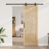 vidaXL Klizna vrata s setom opreme "ORKDAL" od punog bora | shoptok.hr