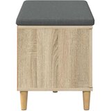  Klupa za hodnik s jastukom Sonoma hrast 80 x 38 x 46 cm | shoptok.hr