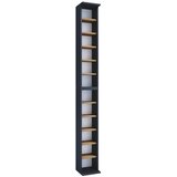 MID.YOU REGAL ZA CD-JE 21/180/20 cm antracit, medeni hrast Cene