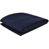 vidaXL Prevleka za Kavč Mikro Semiš Mornarsko Modra 210 x 280 cm, (21039238) | Shoptok.si