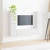  Set TV komoda 6 pcs Bijelo Konstruirano drvo | shoptok.hr